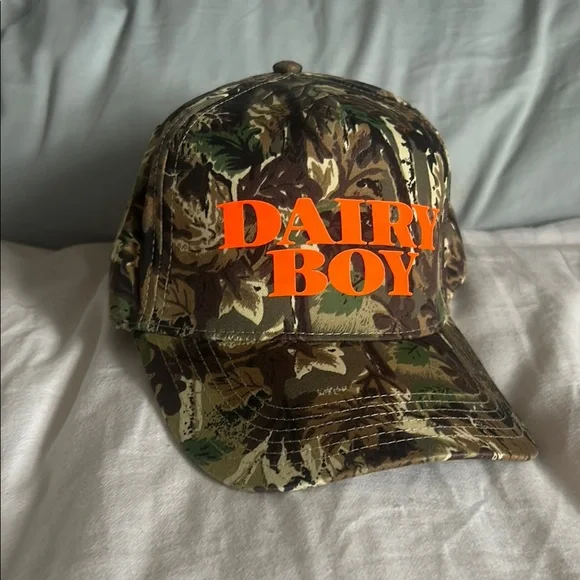 Dairy Boy Camouflage Hat Dairy Boy Camo Trucker Hat | Urban Outfitters main image 4